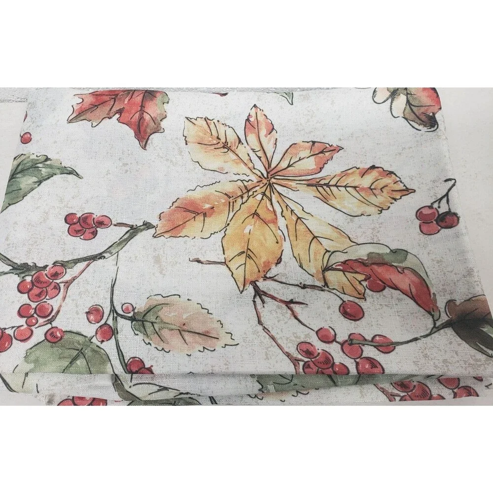 Printed Fabric Tablecloth, 52